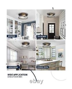Farmhouse Wood Lights, Set of 2 Matching Bundle. White Wood in Black Finish