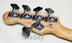 Fender Squier Jazz Bass Black Finish 5 String Professionally Set Up