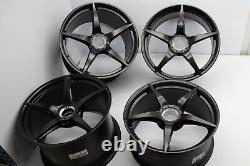 Ferrari La Ferrari Wheel Set Matte Black Finish Factory OEM P/N 300971 & 300972