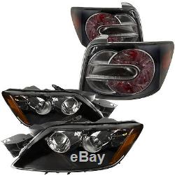 Fits 2007-2011 Mazda CX-7 Headlights And Tail Lights Set Factory Fit And Finish