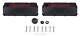 Fits 351c Aluminum Valve Cover Set Black Finish By Ford M-6582-z351b