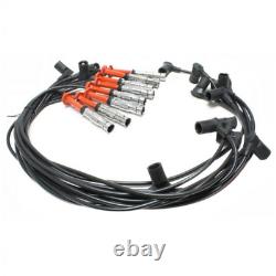For Mercedes-Benz 500SL Spark Plug Wire 1990 91 92 1993 Set of 8 Black Finish