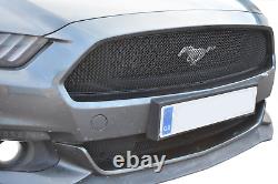 Ford Mustang GT Front Grill Set Black finish (2015 2018)