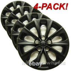 Genuine Toyota Wheel Cover Custom Black Matte Finish 16-inch Replacement Hub