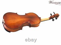 German Style finish Solid Wood/Ebony Fitting 15 Viola+Bow+Rosin+Case+String Set