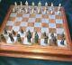 Hand Finished Chess Sets Collection Pewter Camelot Chess Set