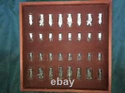 Hand Finished Chess Sets Collection Pewter CAMELOT Chess Set