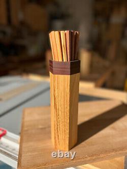 Handmade chopsticks set with holder