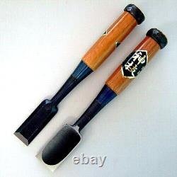 Hanyu Yasushi Oire Nomi Japanese Bench Chisels Set of 10 Black Finish New