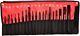 Heavy-duty Punch And Chisel Set, 19-piece Alloy Steel With Black Oxide Finish