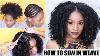 How To Natural Hair Sew In Weave Start To Finish
