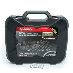 Husky Hand Tool Set 100-Position Universal SAE Metric Black Finish (105-Piece)