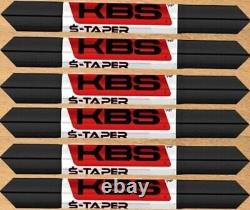 KBS $-Taper Black PVD Finish Iron Golf Club Shaft X-STIFF Flex 130g SET 6 (5-PW)