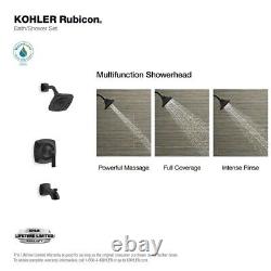 KOHLER R76217-4G-BL Bath/ Shower Set Matte Black Finish. Rubicon