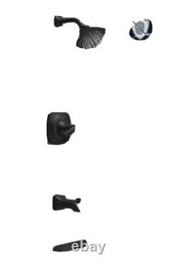 Kholer Rubicon Bath Shower Set Matte Black Finish #r76217-4g-bl