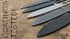 Knife Coating Showdown 6 Different Blade Coatings Tested