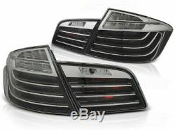 LED Bar Tail rear lights Set FOR BMW 5 series F10 10 13 in Black Chrome finish