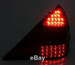 LED tail rear lights set in BLACK smoke finish for Mercedes SLK R170 from 96-04