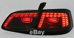 LED taillights set in black smoked finish for VW PASSAT 3C B7 Limo sedan 10-14