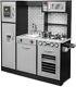 Lil' Jumbl Kitchen Set For Kids, Pretend Kitchen Playset With Charcoal Finish