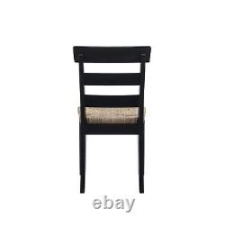 Linon Eliza Set Of 2 Dining Chair With Black Finish CH302BLK02U