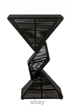 Lorenzo Iron Rope 3pc Pub Set Black Finish