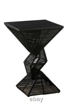 Lorenzo Iron Rope 3pc Pub Set Black Finish