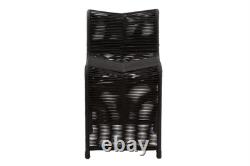 Lorenzo Iron Rope 3pc Pub Set Black Finish