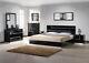 Lucca Bedroom Set In Black Finish By J&m Queen Size 5 Piece