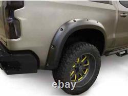 Lund Elite Series Black Rivet Style Fender Flares Smooth Finish RX125SA 2pc Set