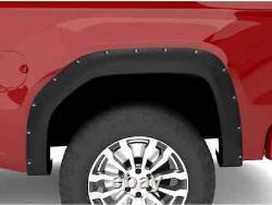 Lund Elite Series Black Rivet Style Fender Flares Smooth Finish RX125SA 2pc Set