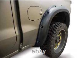 Lund Elite Series Black Rivet Style Fender Flares Smooth Finish RX125SA 2pc Set