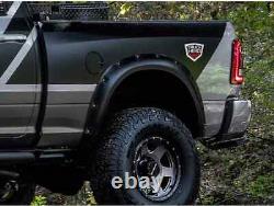 Lund Elite Series Black Rivet Style Fender Flares Smooth Finish RX125SA 2pc Set