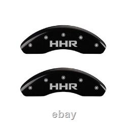 MGP Caliper Covers Front Set of 2 Black finish Silver HHR