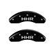 Mgp Caliper Covers Front Set Of 2 Black Finish Silver Hhr