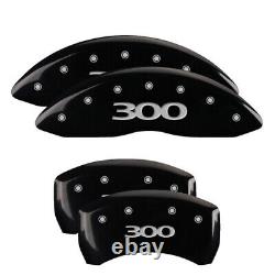 MGP Caliper Covers Set of 4 Black finish Silver 300 (Pre-2017)