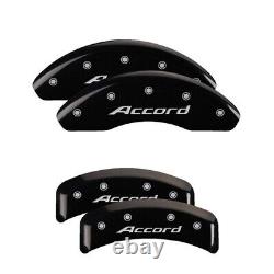 MGP Caliper Covers Set of 4 Black finish Silver Accord