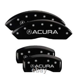 MGP Caliper Covers Set of 4 Black finish Silver Acura