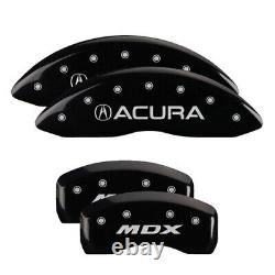 MGP Caliper Covers Set of 4 Black finish Silver Acura / MDX