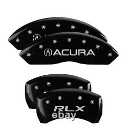 MGP Caliper Covers Set of 4 Black finish Silver Acura / RLX