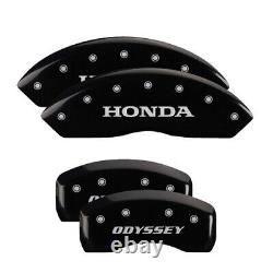 MGP Caliper Covers Set of 4 Black finish Silver Honda / Odyssey