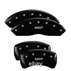 MGP Caliper Covers Set of 4 Black finish Silver MGP