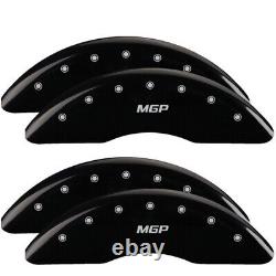 MGP Caliper Covers Set of 4 Black finish Silver MGP