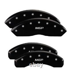 MGP Caliper Covers Set of 4 Black finish Silver MGP