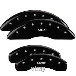 MGP Caliper Covers Set of 4 Black finish Silver MGP