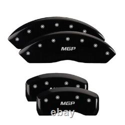 MGP Caliper Covers Set of 4 Black finish Silver MGP