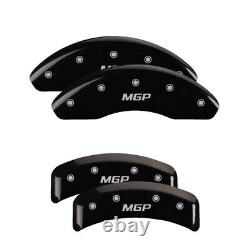 MGP Caliper Covers Set of 4 Black finish, Silver MGP