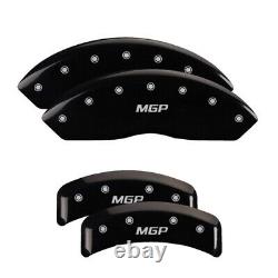 MGP Caliper Covers Set of 4 Black finish Silver MGP