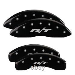 MGP Caliper Covers Set of 4 Black finish Silver RT1 (Truck)