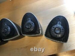 MIRAGE NANOSAT Speakers Five (5) speaker set black and silver finish